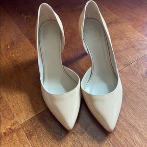 Nude J. Crew Pointed Toe Heels. Size 9!